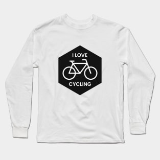 Mountain Cycling Bike Bicycle Biking Lover Black Long Sleeve T-Shirt